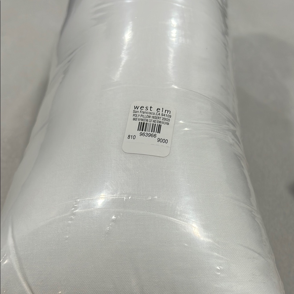 West Elm White Pillow Insert